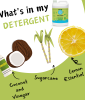 Herbiza Natural Liquid Detergent - Sugarcane and Coconut Surfactants with Tea Tree Essential Oil |Lemon Citrus | 5 Litre